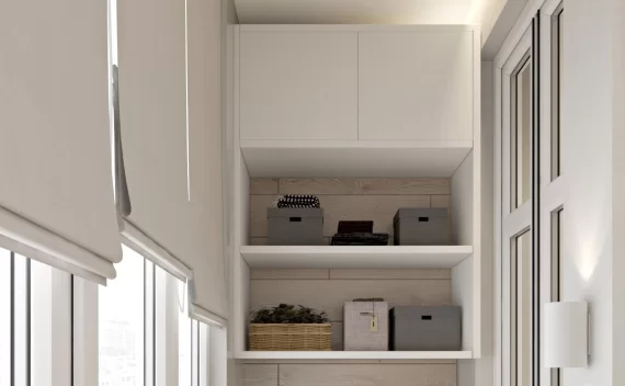 Навесные шкафы на балкон